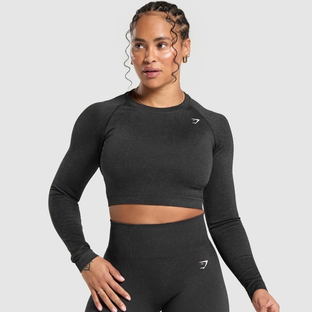 Gymshark Adapt Flex Seemless Long Sleeve Crop Top - Picture 3 of 4